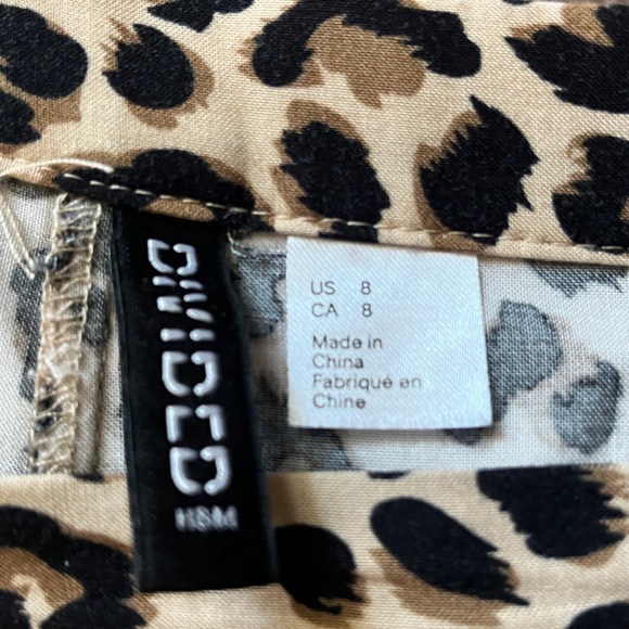 Midi leopard print skirt - Picture 3 of 3